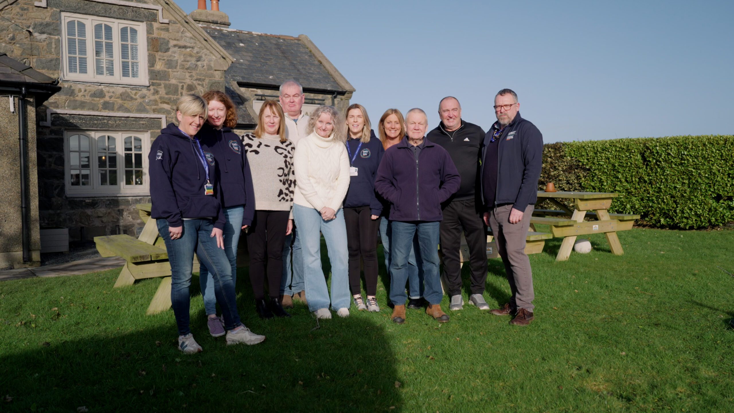 Gwynedd team and foster carers